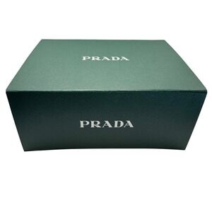 Prada Green Luxury Empty Shoe Box Authentic Luxury Packaging Display StorageCase